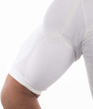 Men's Body Shaper Compression T-Shirt – Padded Chest & Shoulder Shaper